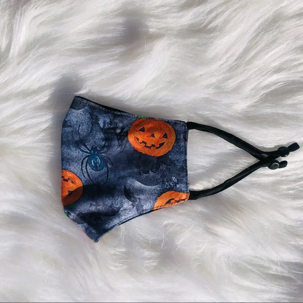 Brand New Halloween Kids Face‎ Mask One Size Adjustable Strap (KIDS MASK)